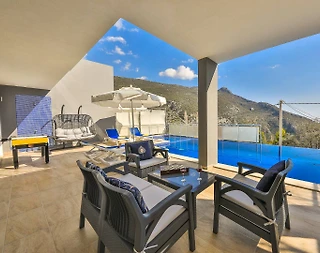 Kaş İslamlar'da Çekirdek Ailelere Uygun, Özel Havuzlu, 2+1 Villa - 3