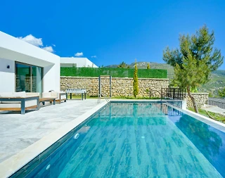 Kaş İslamlar'da Doğa İçerisinde, Çift Jakuzili, Lüks Villa - 5