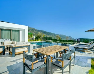 Kaş İslamlar'da Doğa İçerisinde, Özel Havuzlu, Çift Jakuzili Villa - 5