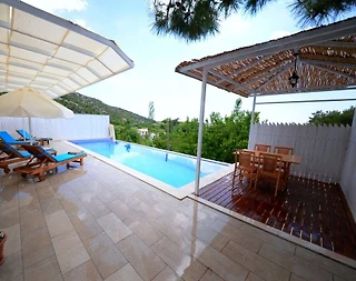 Kaş İslamlar'da Doğa İçerisinde, Özel Havuzlu, Jakuzili, Şık Villa - 2