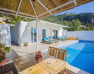 Kaş İslamlar'da Doğa İçerisinde, Özel Havuzlu, Jakuzili, Şık Villa - 4