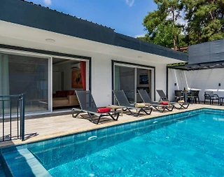 Kaş İslamlar'da Huzur Dolu Doğada, Özel Havuzlu, Modern Villa - 1