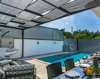 Kaş İslamlar'da Huzur Dolu Doğada, Özel Havuzlu, Modern Villa - 3