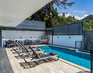 Kaş İslamlar'da Huzur Dolu Doğada, Özel Havuzlu, Modern Villa - 2