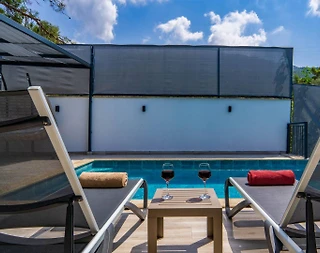 Kaş İslamlar'da Huzur Dolu Doğada, Özel Havuzlu, Modern Villa - 5