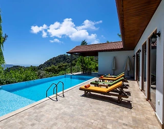 Kalkan İslamlar'da Enfes Doğa Manzaralı, Sonsuzluk Havuzlu, Lüks Villa - 4