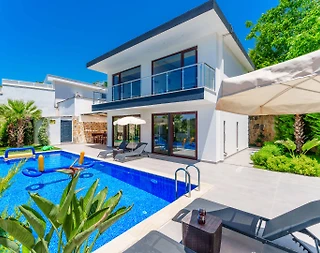 Kaş İslamlar'da Göz Alıcı Manzaraya Sahip, Özel Havuzlu, Kiralık Villa - 5