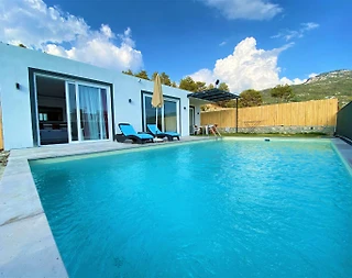 Kaş İslamlar'da Gözlerden Uzak, Özel Havuzlu, Balayı Villası - 1