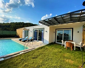 Kaş İslamlar'da Gözlerden Uzak, Özel Havuzlu, Balayı Villası - 2