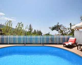 Kaş İslamlar'da Göz Alıcı Manzaraya Sahip, Özel Havuzlu, Şık Villa - 5