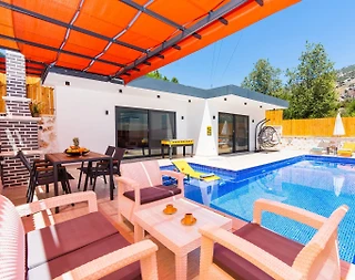 Kaş İslamlar'da Doğa İçerisinde, Özel Havuzlu, Balayı Villası - 4