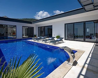 Kalkan İslamlar'da Doğa İçerisinde, Kapalı Havuzlu, Kiralık Villa - 4
