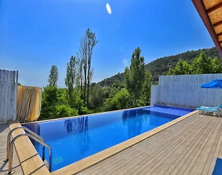 Kaş İslamlar'da Huzurlu Doğada, Özel Havuzlu, Jakuzili Villa - 5