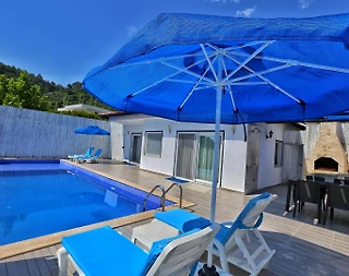 Kaş İslamlar'da Huzurlu Doğada, Özel Havuzlu, Jakuzili Villa - 3