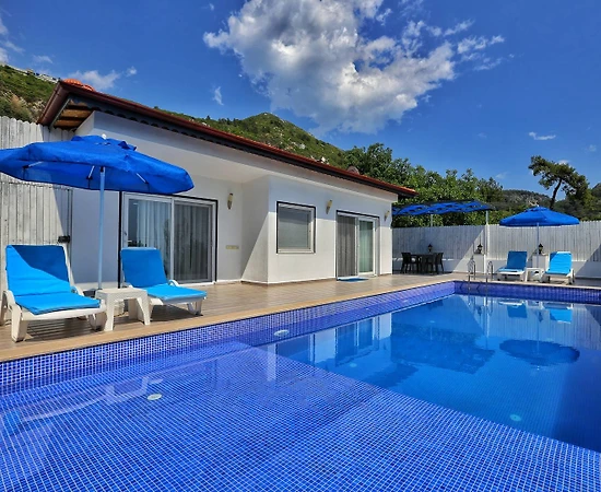 Kaş İslamlar'da Huzurlu Doğada, Özel Havuzlu, Jakuzili Villa - 1