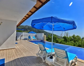 Kaş İslamlar'da Huzurlu Doğada, Özel Havuzlu, Jakuzili Villa - 4