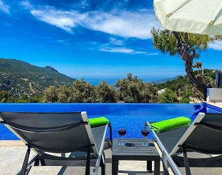 Kaş İslamlarda Doğa İle İç İçe, Özel Havuzlu, Balayı Villası - 4