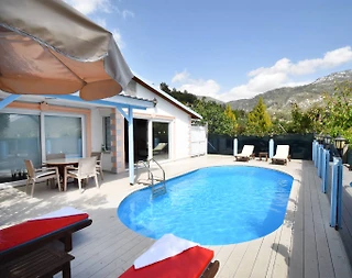 Kaş İslamlar'da Yemyeşil Doğada, Özel Havuzlu, Balayı Villası - 3