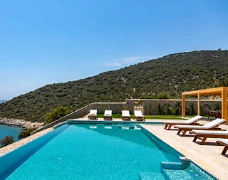 Kaş Kalkan'da Kalabalık Ailelere Uygun, Özel Plajlı, Lüks Villa  - 5