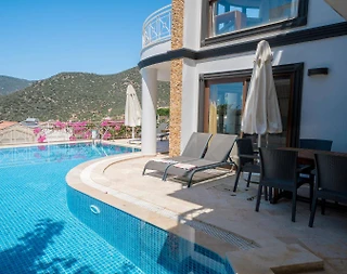 Kaş Kalkan'da Enfes Deniz Manzaralı, Özel Havuzlu, Estetik Villa - 4