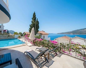 Kaş Kalkan'da Enfes Deniz Manzaralı, Özel Havuzlu, Estetik Villa - 3
