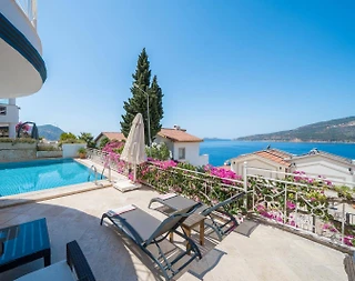 Kaş Kalkan'da Enfes Deniz Manzaralı, Özel Havuzlu, Estetik Villa - 3