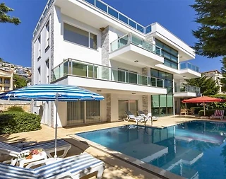 Kaş Kalkan'da Doğa Manzaralı, Özel Havuzlu, Bahçeli Villa - 5