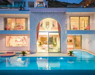 Kalkan Kalamar'da Geniş Ailelere Uygun, Özel Havuzlu, Manzaralı Villa - 2