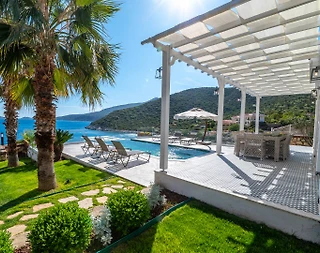Kaş Kalkan'da Görkemli Deniz Manzaralı, Özel Plajlı, Şık Villa - 5