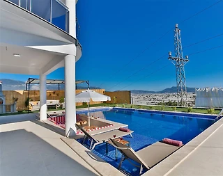 Kalkan Kınık'ta Ferah Bahçeli, Özel Havuzlu, Jakuzili, Kiralık Villa - 4