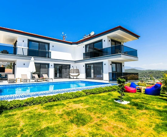 Kalkan Kınık'ta Yemyeşil Doğa İçerisinde, Özel Havuzlu, Kiralık Villa - 1
