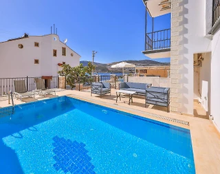 Kalkan Kışla'da Benzersiz Deniz Manzaralı, Özel Havuzlu, 2+1 Villa - 1