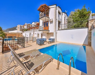 Kalkan Kışla'da Benzersiz Deniz Manzaralı, Özel Havuzlu, 2+1 Villa - 2