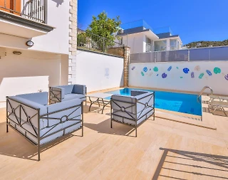 Kalkan Kışla'da Benzersiz Deniz Manzaralı, Özel Havuzlu, 2+1 Villa - 3