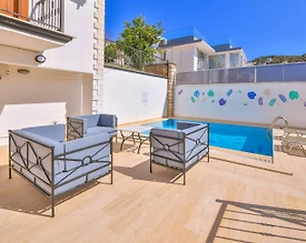 Kalkan Kışla'da Benzersiz Deniz Manzaralı, Özel Havuzlu, 2+1 Villa - 3
