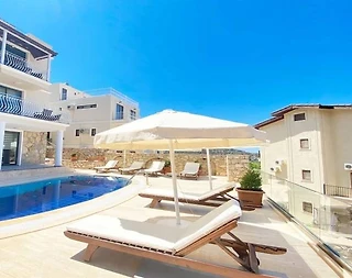 Kalkan Kışla'da Deniz Manzaralı, Özel Havuzlu, Konforlu Villa - 1