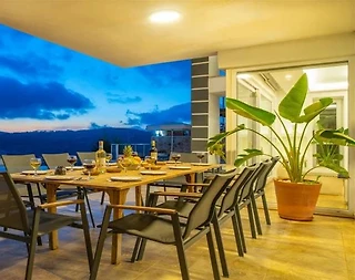 Kaş Kalkan'da Eşsiz Deniz Manzaralı, Özel Havuzlu, Merkezi Villa - 5