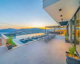Kaş Kalkan'da Görkemli Deniz Manzaralı, Özel Havuzlu, 6+1 Villa - 3