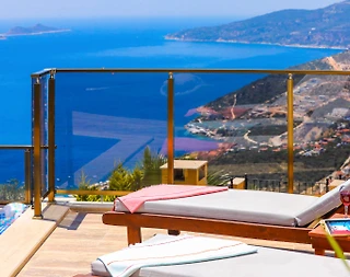 Kaş Kalkan'da Muhteşem Deniz Manzaralı, Özel Havuzlu, Lüks Villa - 4