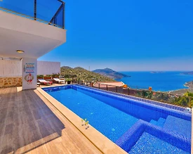 Kaş Kalkan'da Muhteşem Deniz Manzaralı, Özel Havuzlu, Lüks Villa - 2