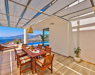 Kaş Kalkan'da Muhteşem Deniz Manzaralı, Özel Havuzlu, Lüks Villa - 5