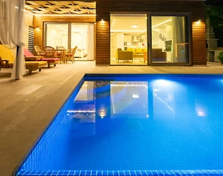 Kaş Bezirgan'da Balayı Çiftlerine Uygun, Özel Havuzlu, Kiralık Villa - 4