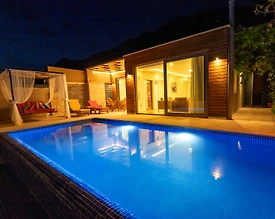 Kaş Bezirgan'da Balayı Çiftlerine Uygun, Özel Havuzlu, Kiralık Villa - 2