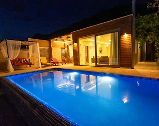 Kaş Bezirgan'da Balayı Çiftlerine Uygun, Özel Havuzlu, Kiralık Villa - 2