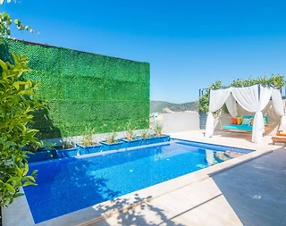 Kaş Bezirgan'da Balayı Çiftlerine Uygun, Özel Havuzlu, Kiralık Villa - 5