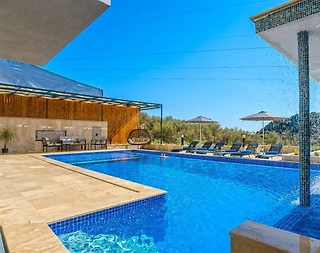 Kaş Bezirgan'da Huzurlu Doğada, Özel Havuzlu, Lüks Villa - 3