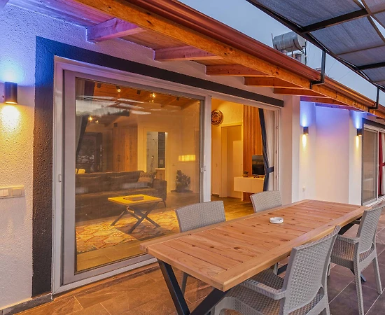 Kalkan Kördere 'de Elverişli Konumda, Jakuzili, Şık Daire - 1