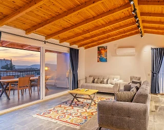 Kalkan Kördere 'de Elverişli Konumda, Jakuzili, Kiralık Daire - 5