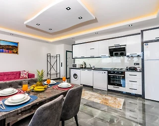 Kalkan Kördere'de Balayı Çiftlerine Uygun, Modern Tasarımlı, Kiralık Suit - 4