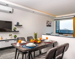 Kalkan Kördere'de Balayı Çiftlerine Uygun, Modern Tasarımlı, Kiralık Suit - 5